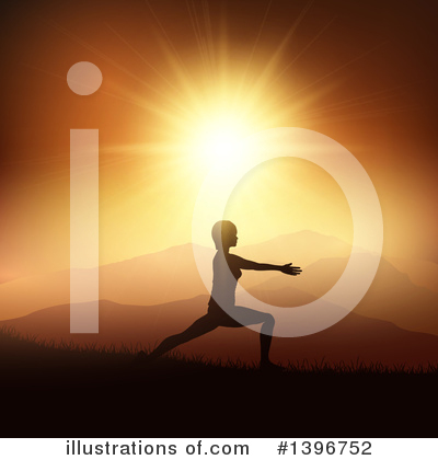 Yoga Clipart #1396752 by KJ Pargeter