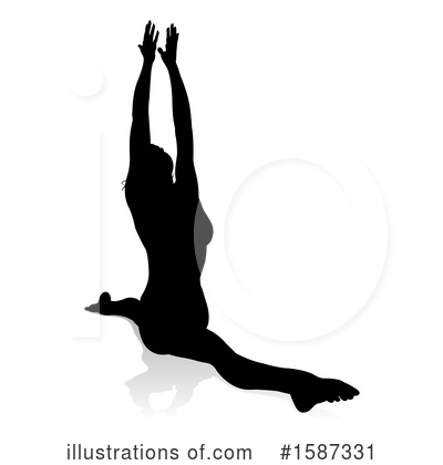 Royalty-Free (RF) Yoga Clipart Illustration by AtStockIllustration - Stock Sample #1587331