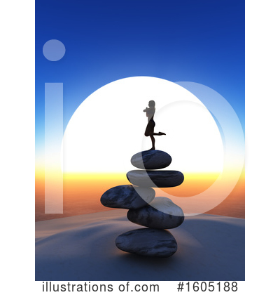 Royalty-Free (RF) Yoga Clipart Illustration by KJ Pargeter - Stock Sample #1605188