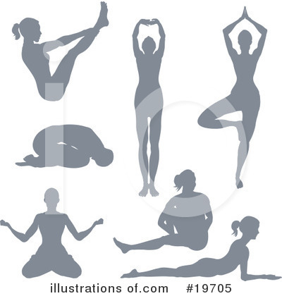 Royalty-Free (RF) Yoga Clipart Illustration by AtStockIllustration - Stock Sample #19705