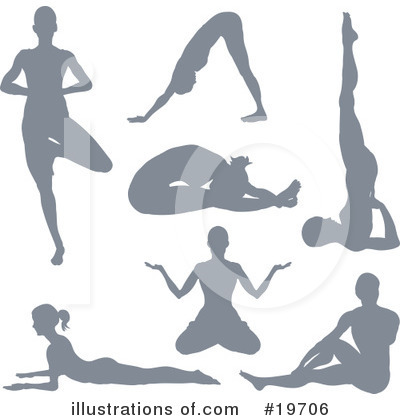 Royalty-Free (RF) Yoga Clipart Illustration by AtStockIllustration - Stock Sample #19706