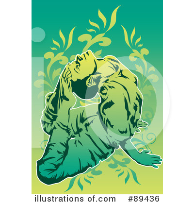 Royalty-Free (RF) Yoga Clipart Illustration by mayawizard101 - Stock Sample #89436
