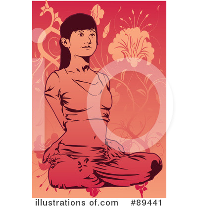 Royalty-Free (RF) Yoga Clipart Illustration by mayawizard101 - Stock Sample #89441
