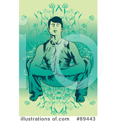 Royalty-Free (RF) Yoga Clipart Illustration by mayawizard101 - Stock Sample #89443