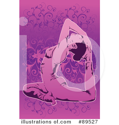Royalty-Free (RF) Yoga Clipart Illustration by mayawizard101 - Stock Sample #89527