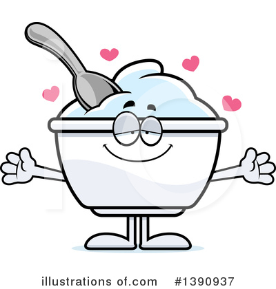 Royalty-Free (RF) Yogurt Mascot Clipart Illustration by Cory Thoman - Stock Sample #1390937