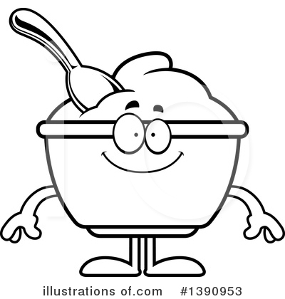 Royalty-Free (RF) Yogurt Mascot Clipart Illustration by Cory Thoman - Stock Sample #1390953