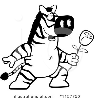 Royalty-Free (RF) Zebra Clipart Illustration by Cory Thoman - Stock Sample #1157750