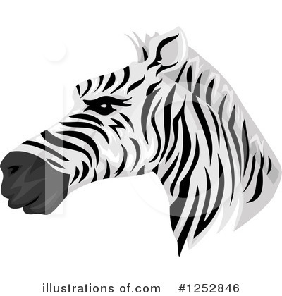 Royalty-Free (RF) Zebra Clipart Illustration by BNP Design Studio - Stock Sample #1252846