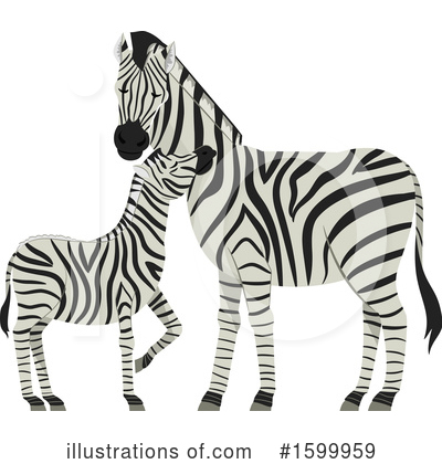 Royalty-Free (RF) Zebra Clipart Illustration by BNP Design Studio - Stock Sample #1599959