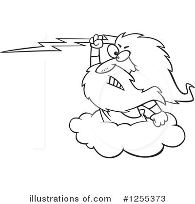 Royalty-Free (RF) Zeus Clipart Illustration by toonaday - Stock Sample #1255373