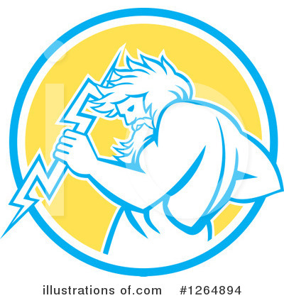 Royalty-Free (RF) Zeus Clipart Illustration by patrimonio - Stock Sample #1264894