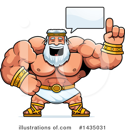 Royalty-Free (RF) Zeus Clipart Illustration by Cory Thoman - Stock Sample #1435031