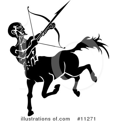 Archery Clipart #11271 by AtStockIllustration