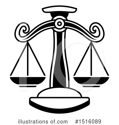 Scales Of Justice Clipart #1516089 by AtStockIllustration