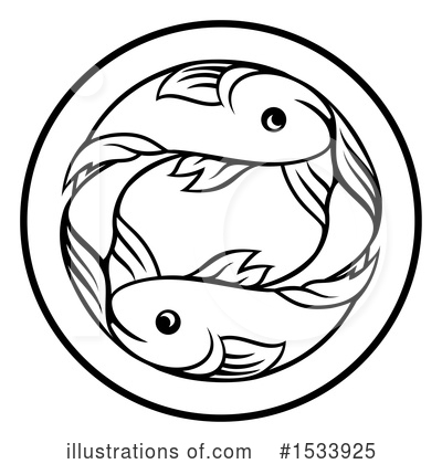 Pisces Clipart #1533925 by AtStockIllustration