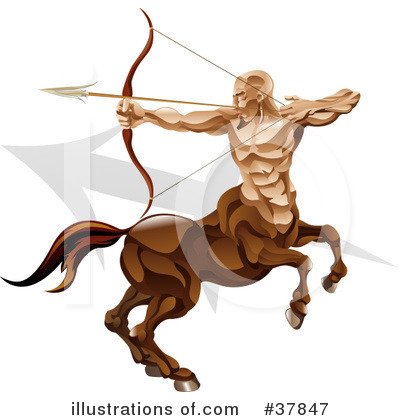 Archery Clipart #37847 by AtStockIllustration