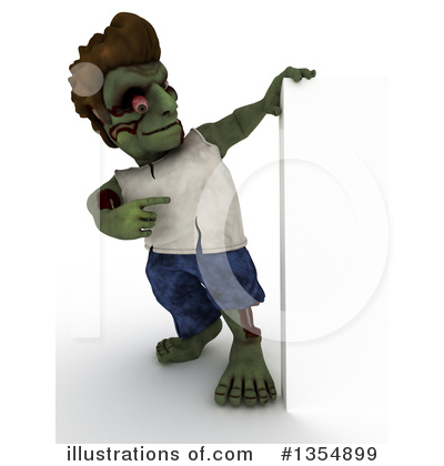 Royalty-Free (RF) Zombie Clipart Illustration by KJ Pargeter - Stock Sample #1354899