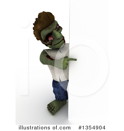 Royalty-Free (RF) Zombie Clipart Illustration by KJ Pargeter - Stock Sample #1354904