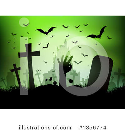 Royalty-Free (RF) Zombie Clipart Illustration by KJ Pargeter - Stock Sample #1356774