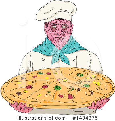 Pizza Clipart #1494375 by patrimonio