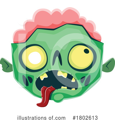 Royalty-Free (RF) Zombie Clipart Illustration by Vector Tradition SM - Stock Sample #1802613