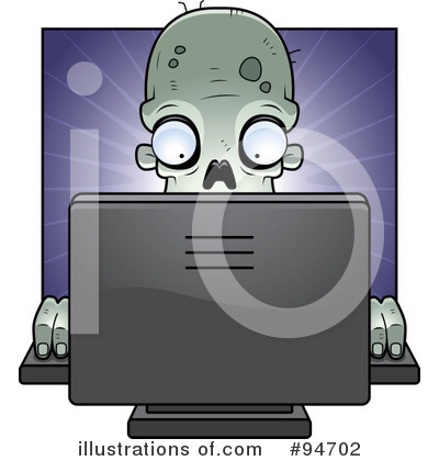 Royalty-Free (RF) Zombie Clipart Illustration by Cory Thoman - Stock Sample #94702