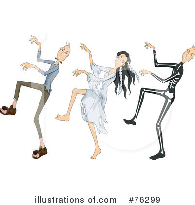 Royalty-Free (RF) Zombies Clipart Illustration by BNP Design Studio - Stock Sample #76299