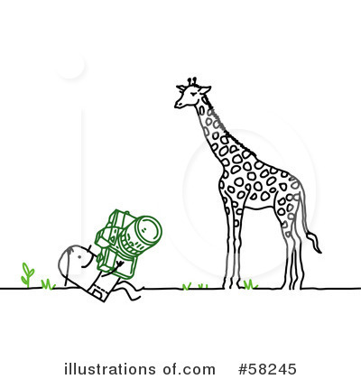 Royalty-Free (RF) Zoo Clipart Illustration by NL shop - Stock Sample #58245