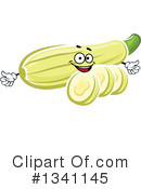 Zucchini Clipart #1341145 by Vector Tradition SM